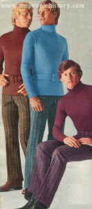 1971beltedturtleneckandflarejeans